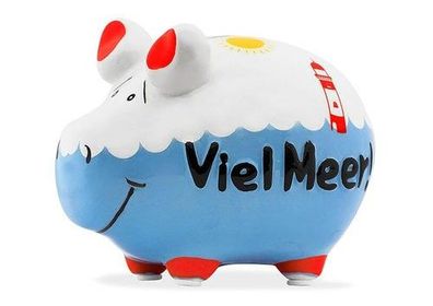 Spar-Schwein viel Meer