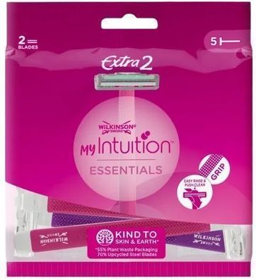 Wilkinson Extra 2 Beauty Einwegrasierer, 5 Stueck