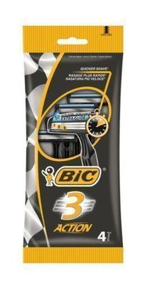 Bic Einwegrasierer 3-Klingen, 4 Stueck Pack