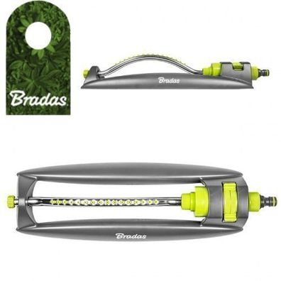 Viereckregner Rasensprenger Regner Sprinkler 16 Düsen Bradas 2198