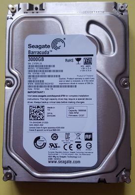 Seagate ST3000DM001 3TB SATA 3,5"