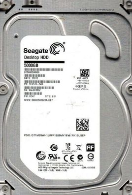 Seagate ST5000DM000 5TB 5900RPM SATA 6GB/s 128MB Cache