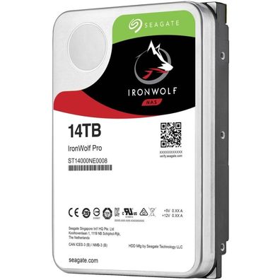 ST14000NE0008 Seagate IronWolf Pro 3.5 Zoll 14000 GB Serial ATA III