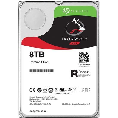 ST8000NE001 Seagate IronWolf Pro ST8000NE001 Interne Festplatte 3.5 Zoll 8000 GB Ser