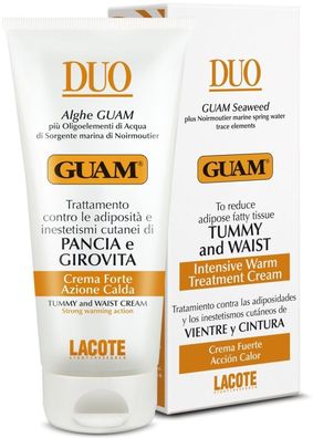 GUAM DUO Intensive Fangocrema für Bauch und Hüfte mit starker Wärmewirkung 150ml (