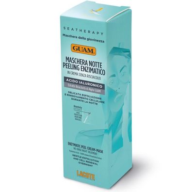 GUAM Enzympeeling-Gesichtsmaske für die Nacht mit Hyaluronsäure 75 ml (1150)