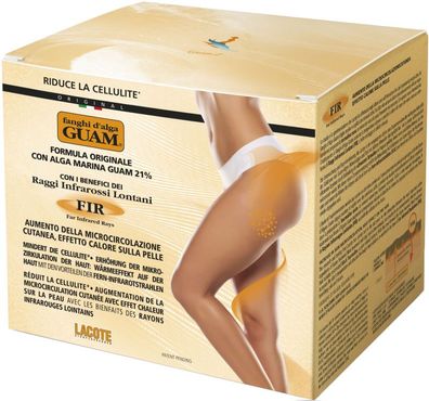 GUAM Fanghi d'Alga Algenfango klassische Formel (wärmend) gegen Cellulite und Fettde