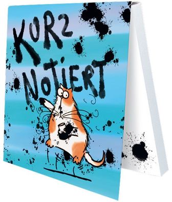 Gute-Laune-Klebezettel - "Catzz - Kleckse"