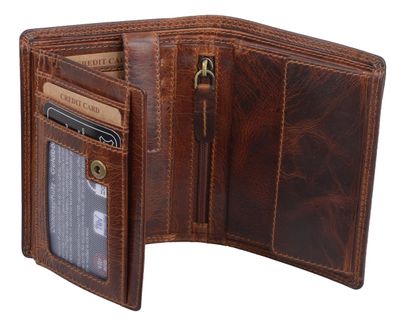 Echtleder Kombibörse, braun