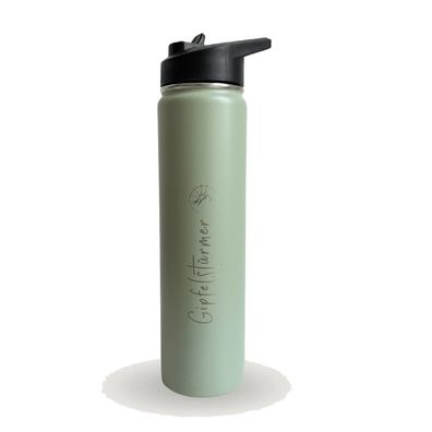 Gipfelgaudi Thermoflasche Gipfelstürmer mintgrün