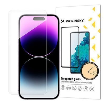Wozinsky Gehaertetes Schutzglas fuer iPhone 15 Plus - Premium Displayschutzfolie