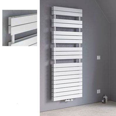 Design Paneelheizkörper Badheizkörper Panio Scala Duo weiss MA 50 mm