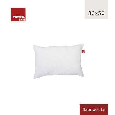 POWER INN Innenkissen Baumwolle | 30 x 50 cm | Kisseninlett | Waschbar