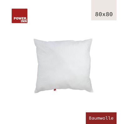 POWER INN® Innenkissen Baumwolle | 80 x 80 cm