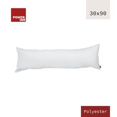 POWER INN Innenkissen Polyester | 30 x 90 cm | Kisseninlett | Waschbar