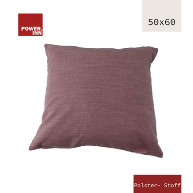 POWER INN Kissenbezug | 50x60cm | Altrosa | Polsterstoff | Waschbar