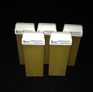 5 Wachspatronen Honig, 100 ml Depilation, Wachspatronen, Warmwachs, Enthaarung