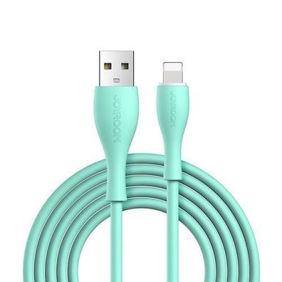 Joyroom Hochgeschwindigkeits-USB-A/Lightning-Datenkabel 3A 2m - Gruen