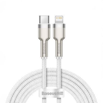 Baseus Cafule Premium USB-C/Lightning Datenkabel 20W PD 2m - Weiss