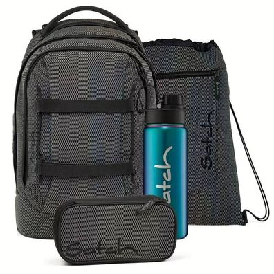 satch pack Schulrucksack Set Special Edition Hidden Rain Hidden Rainbow, Hidd