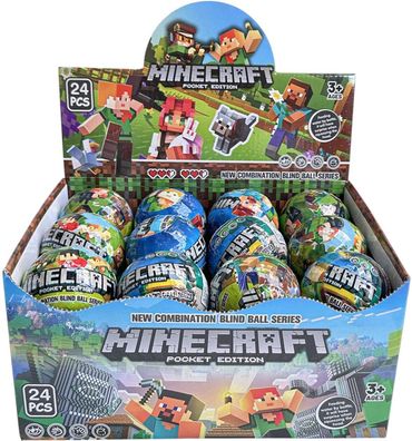 Minecraft Blind Ball - Magnetblock - 1 von 24 Überraschung