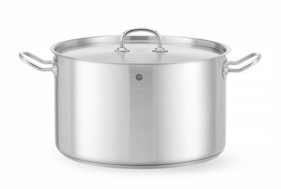Hendi Fleischtopf mit Deckel Kitchen Line und 15 Liter für alle Herdarten