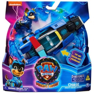 Spin Master - Paw Patrol The Mighty Movie Toy Car With Chase
