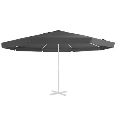 vidaXL Ersatzbezug für Sonnenschirm Anthrazit 515 cm