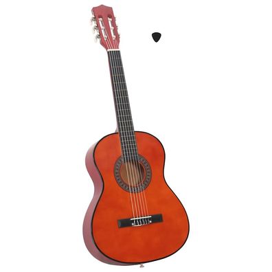 vidaXL Klassische Gitarre für Anfänger und Kinder 3/4 36" Lindenholz