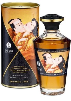 Hot - Shunga - Aphrodisiac Warming Oil - 100 ml - Caramel