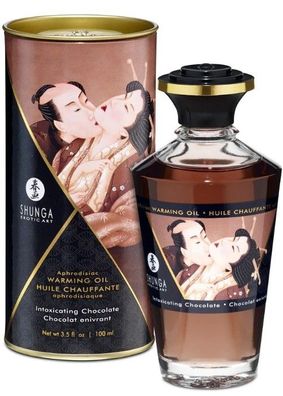 Hot - Shunga - Aphrodisiac Warming Oil - 100 ml - Chocolate