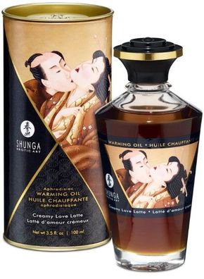 Hot - Shunga - Aphrodisiac Warming Oil - 100 ml - Coffee / Kaffee