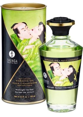 Hot - Shunga - Aphrodisiac Warming Oil - 100 ml - Mint