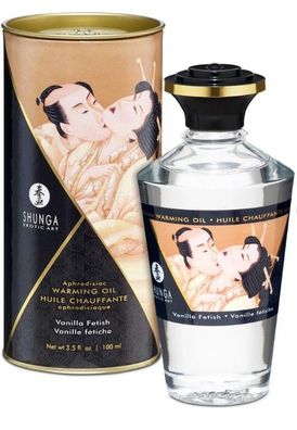Hot - Shunga - Aphrodisiac Warming Oil - 100 ml - Vanilla / Vanille