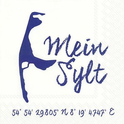 Servietten Mein SYLT