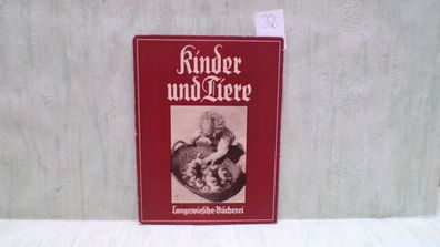Kinder und Tiere Langewiesche Karl Robert s/w Fotos 48 S SC SU