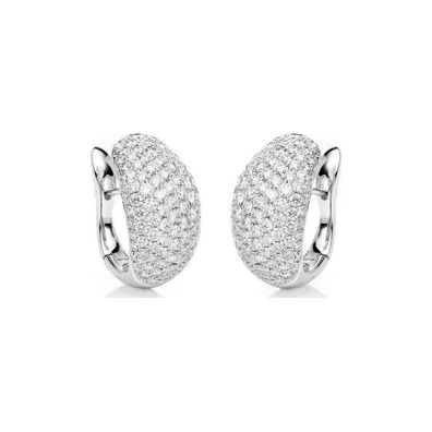 Luna Creation - 2A315W8-1 - Creolen - 18K 750 Weissgold - Diamant 2.65 ct