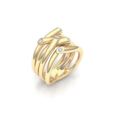 Quinn - 5215446 - Ring - Damen - Gelbgold 585 - Weite 56