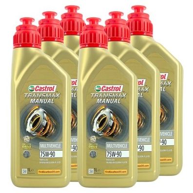 Castrol Transmax Manual Multivehicle 75W-90 6x1 Liter