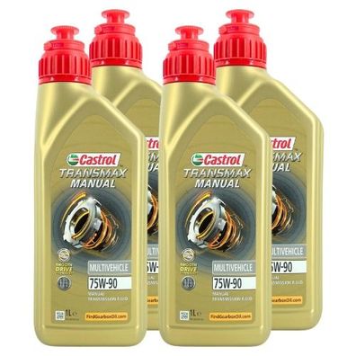Castrol Transmax Manual Multivehicle 75W-90 4x1 Liter