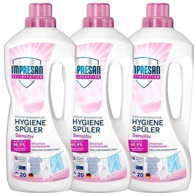 Impresan Hygiene Sensitive Weichspüler - 3x20