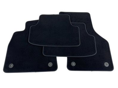 Original VW Fußmatten Golf 7 Velours schwarz Teppich Stoff Stoffmatten Golf 8 OE