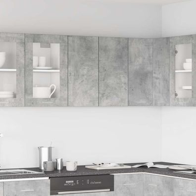 vidaXL Hängeschrank Lyon Betongrau 60x31x60 cm Holzwerkstoff
