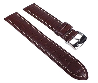 Festina Uhrenarmband Leder Braun 20mm helle Naht F16506 F16508
