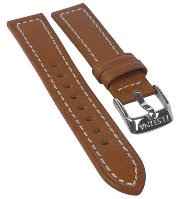 Festina | Uhrenarmband Leder hellbraun mit weißer Naht glatt F16387/6
