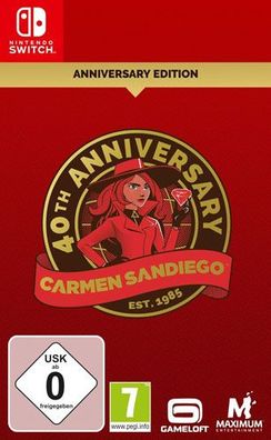 Carmen Sandiego: 40th Anniversary Edition SWITCH - Astragon