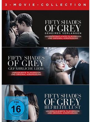 Fifty Shades of Grey Movie Col. (DVD) 3Disc Movie Collection