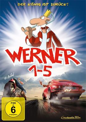 Werner 1 - 5 Königbox (DVD) 5Disc Min: 435/DD5.1/WS 5Disc