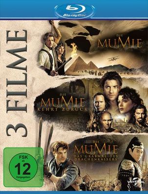 Mumie 1-3, Die (BR) Trilogie, 3Disc Min: 365/DD5.1/WS 3on1