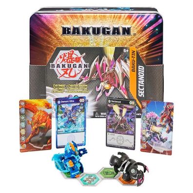 Bakugan Baku-Tin Aufbewahrungsbox mit exklusivem Darkus Sectan